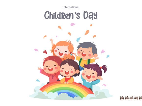 Download Happy Children Day Illustration - Premium Bundle