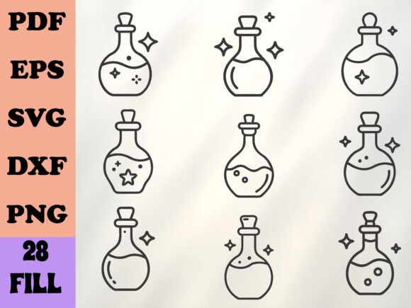 Download Witches Bottle SVG,Mystical Svg Bundle - Premium Resources