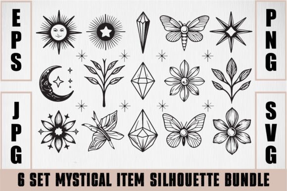 Download Mystical Silhouette Bundle – 6 Sets - Premium Bundle