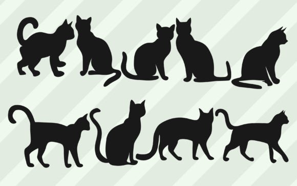 Download Cat Silhouette Vector Graphics Buncle. - Vector graphics Collection
